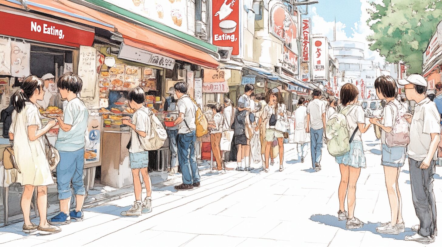 浅草仲見世通りで食べ歩きは禁止？ルールとマナーを解説
