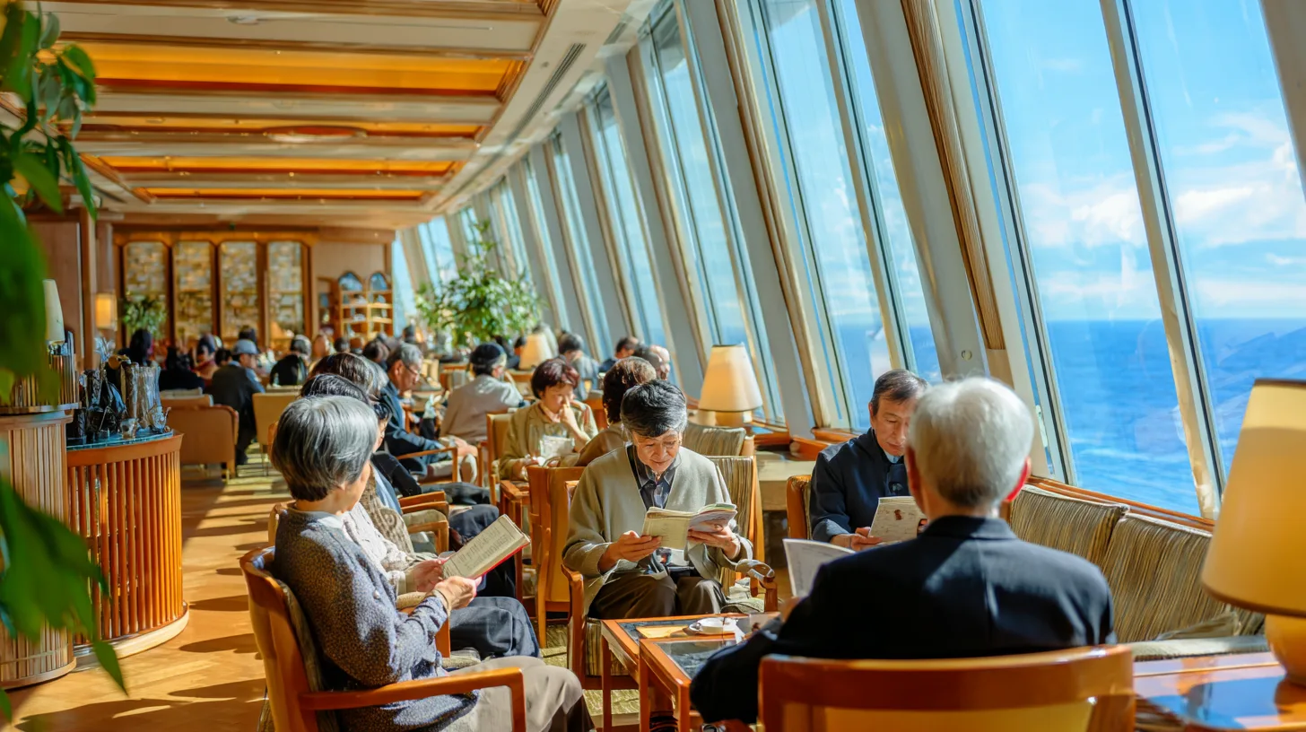 クルーズ旅行全体の客層は?日本の豪華客船の年齢層と比較