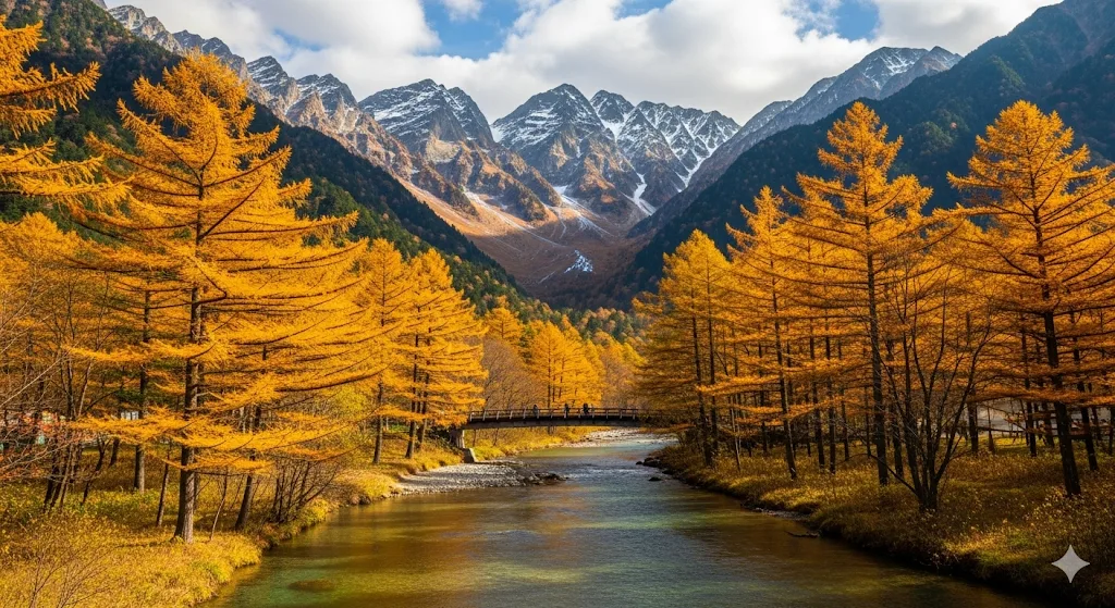 上高地の紅葉はいつ頃が見頃?2024年・2025年の時期と最新速報の確認方法