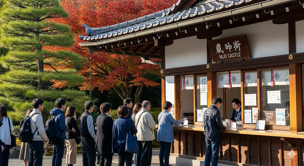 二条城の拝観料はいくら?チケットは当日でも買える?