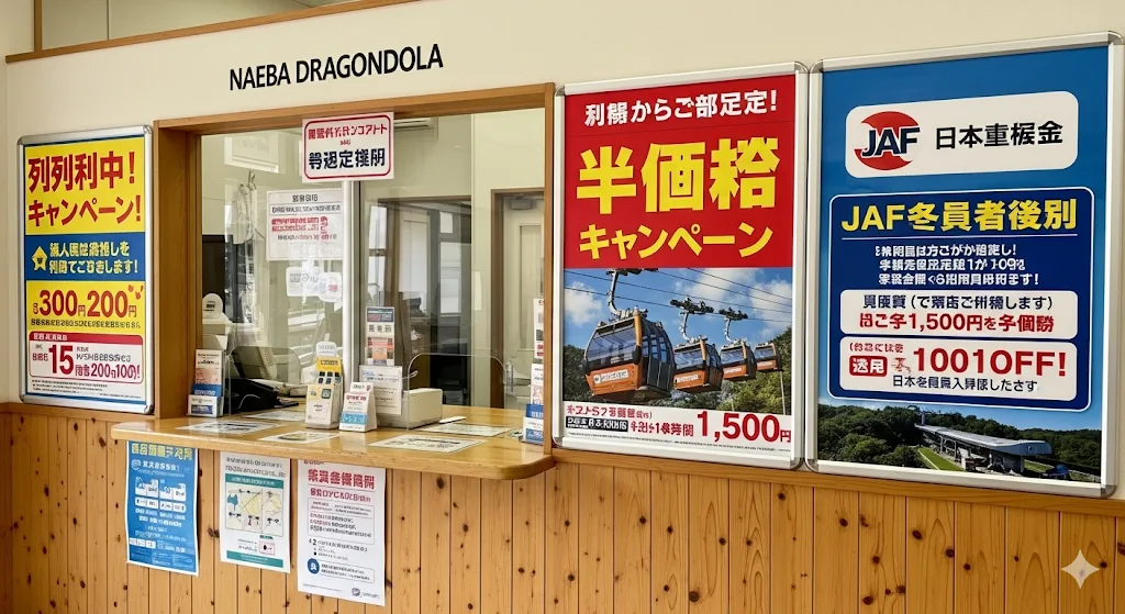 必見!苗場ドラゴンドラの割引や半額キャンペーン情報(JAF含む)