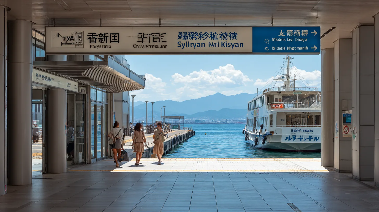広島港(宇品)経由が王道!フェリーを乗り継いで宮島へ