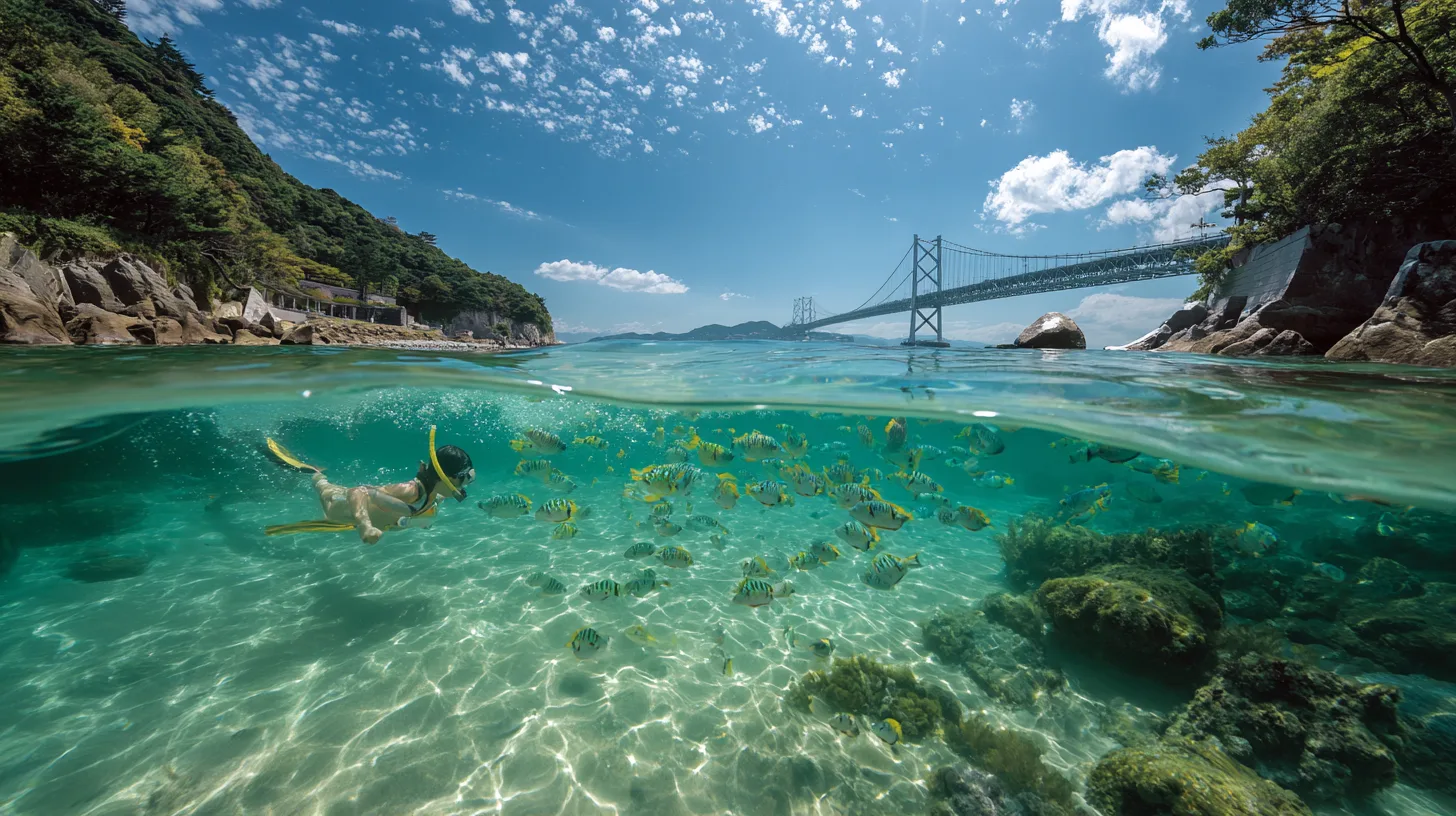 透明度抜群の海！淡路島シュノーケリングスポット【穴場から初心者向け】