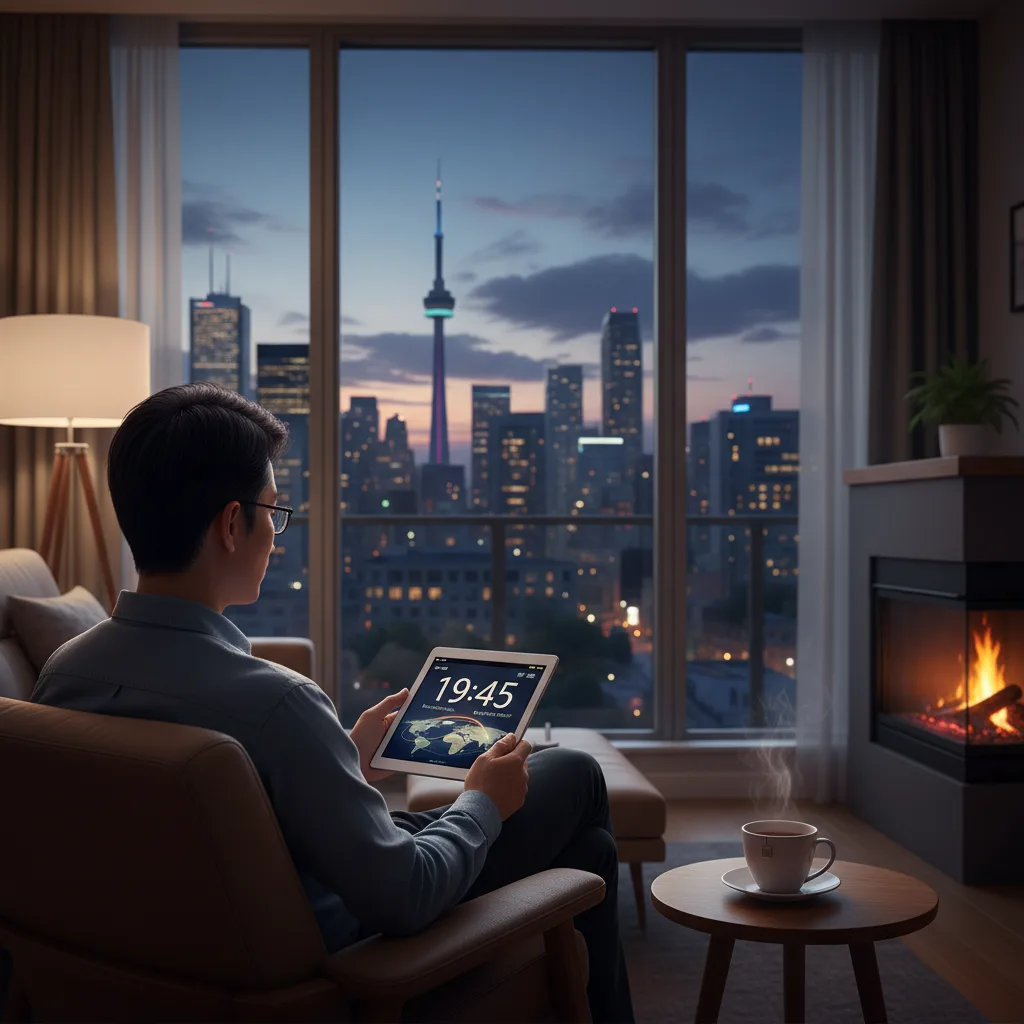 ## カナダの時刻、トロントの今を正確に知る方法