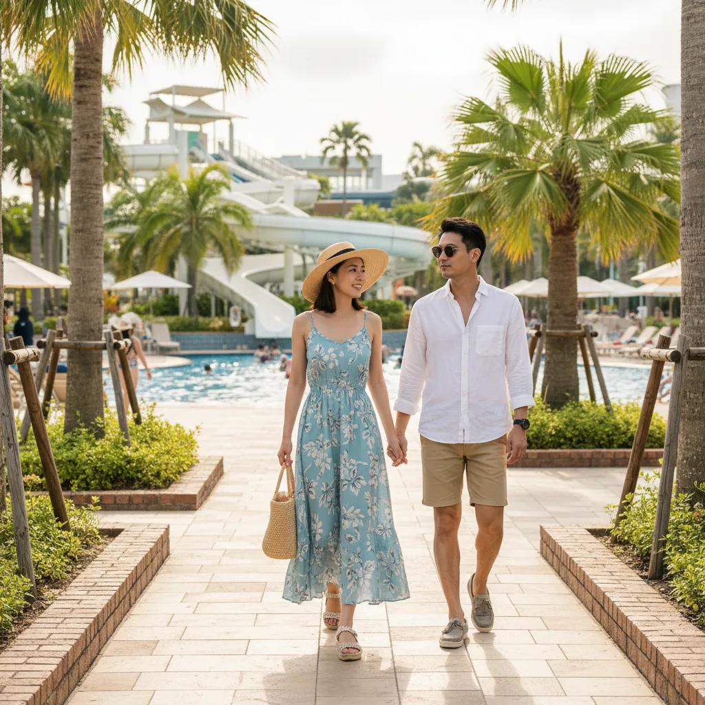 ## ハワイアンズでプールに入らない服装の基本