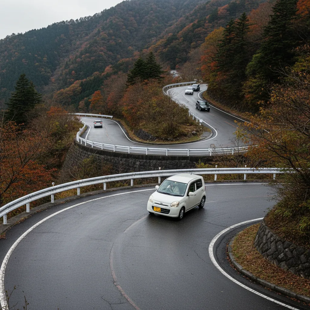 ## いろは坂の軽自動車走行は不安?結論から解説します