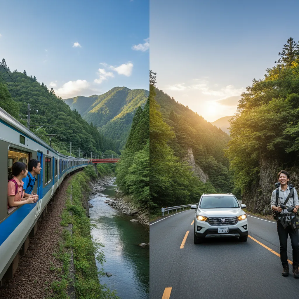 ## 奥多摩へのアクセスは電車と車どっち?徹底比較