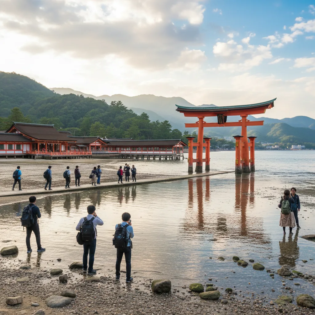 ## 目的別に見る厳島神社の観光所要時間