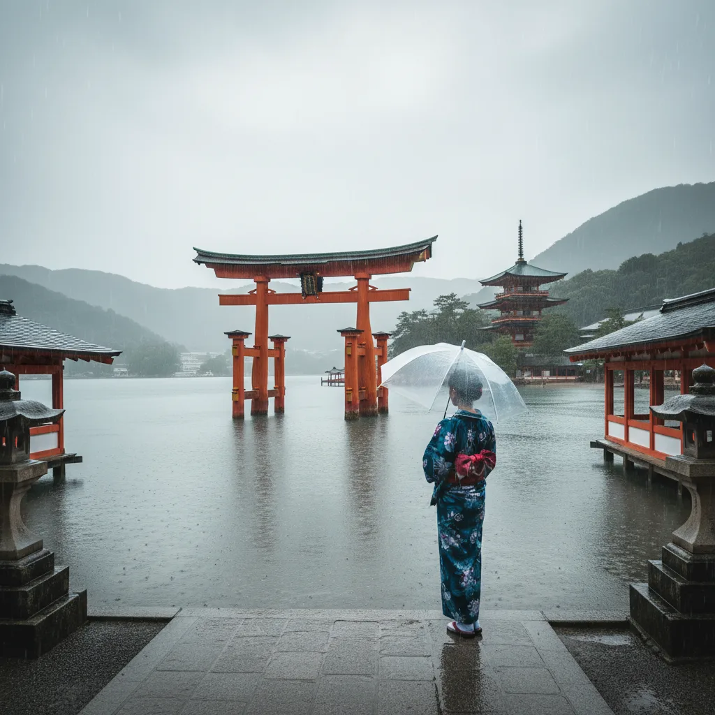 ## 厳島神社と雨が織りなすスピリチュアルな意味