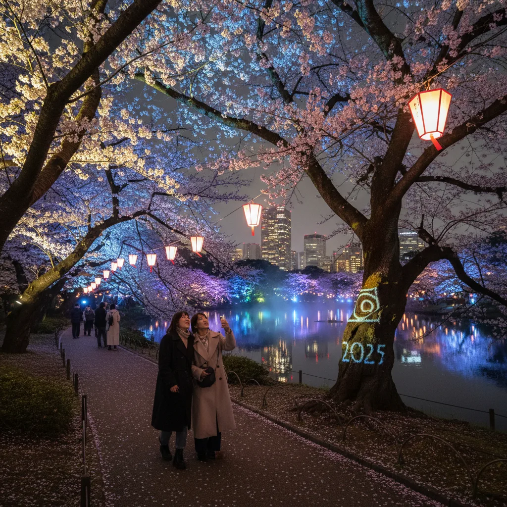 ## 新宿御苑ライトアップ2025の開催予測と見どころ