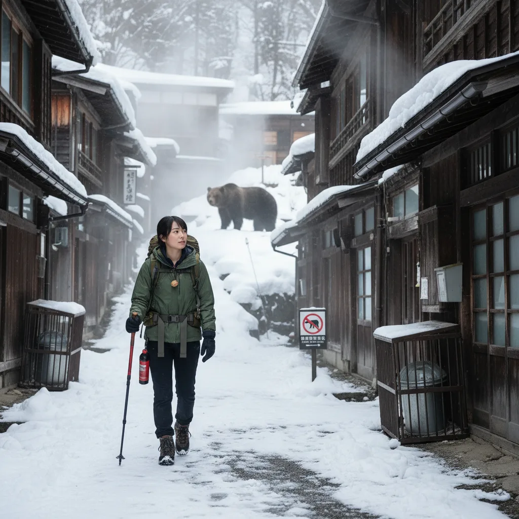 銀山温泉で熊から身を守るための安全対策