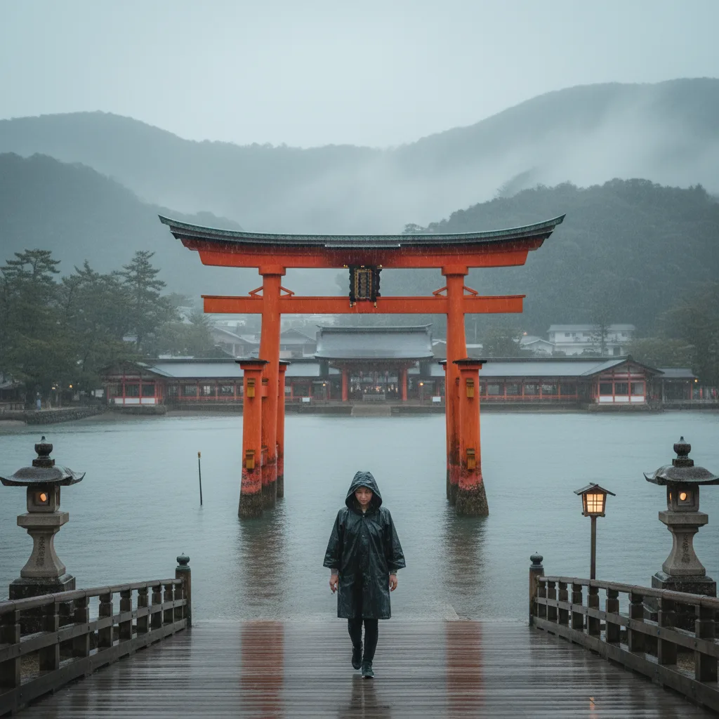 ## 厳島神社で雨の日に体験するスピリチュアル
