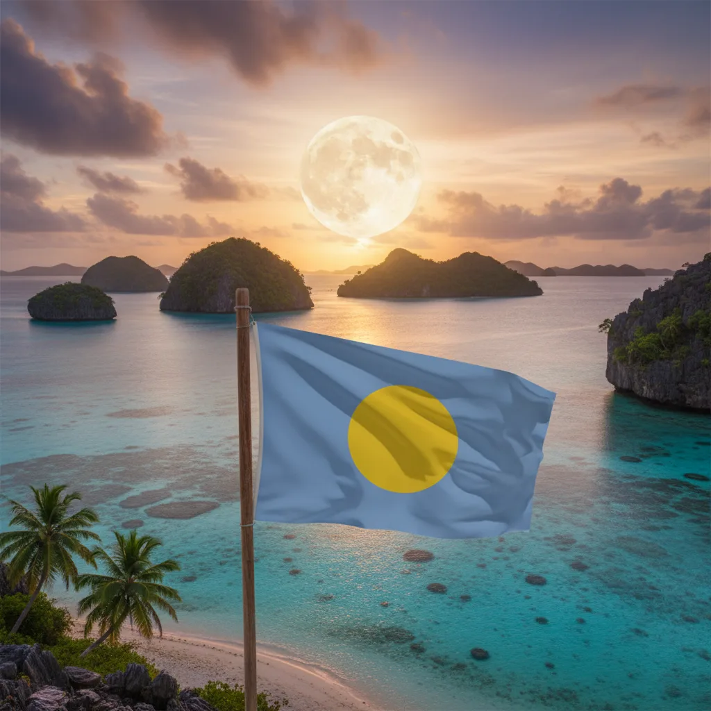 パラオの国旗がずれてる理由とは？日本との意外な関係も解説