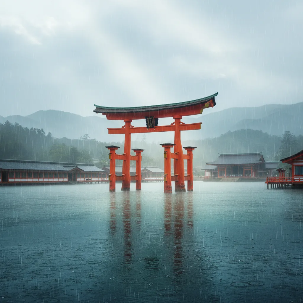 厳島神社の雨はスピリチュアルなサイン？ご利益や意味を解説