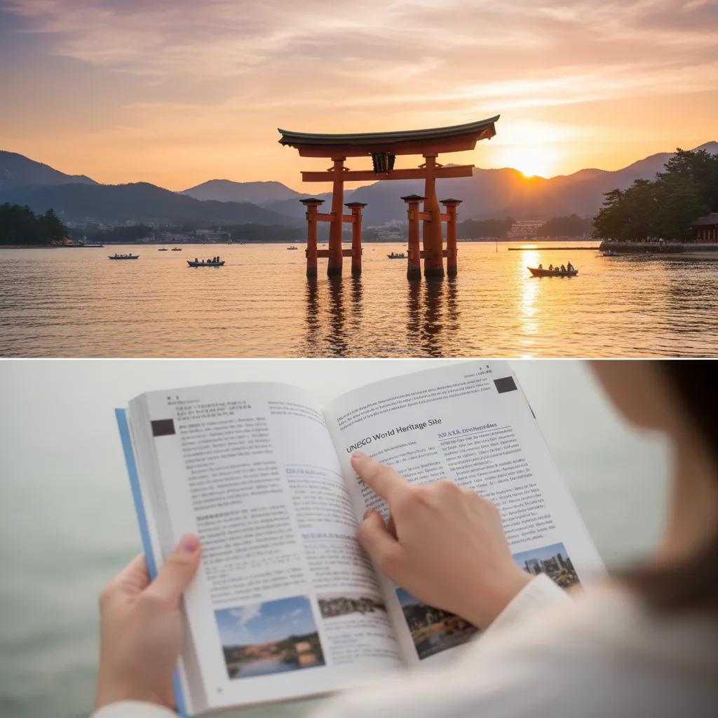 「世界遺産に登録されている」を英語で言うには?例文で解説