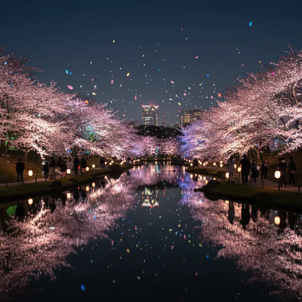 新宿御苑ライトアップ2025はいつ?見どころと攻略法