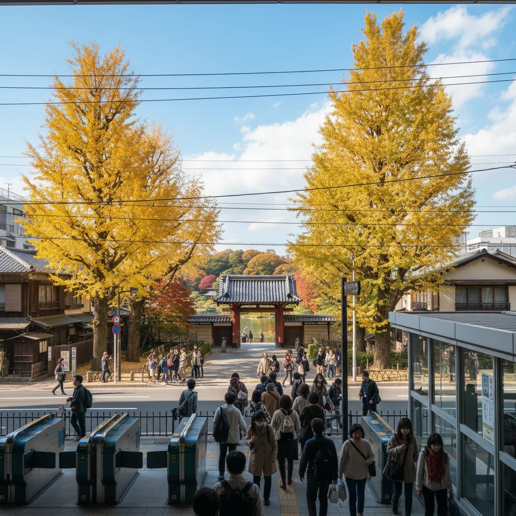 ## 駒込駅の改札から六義園へ!最適な行き方を解説