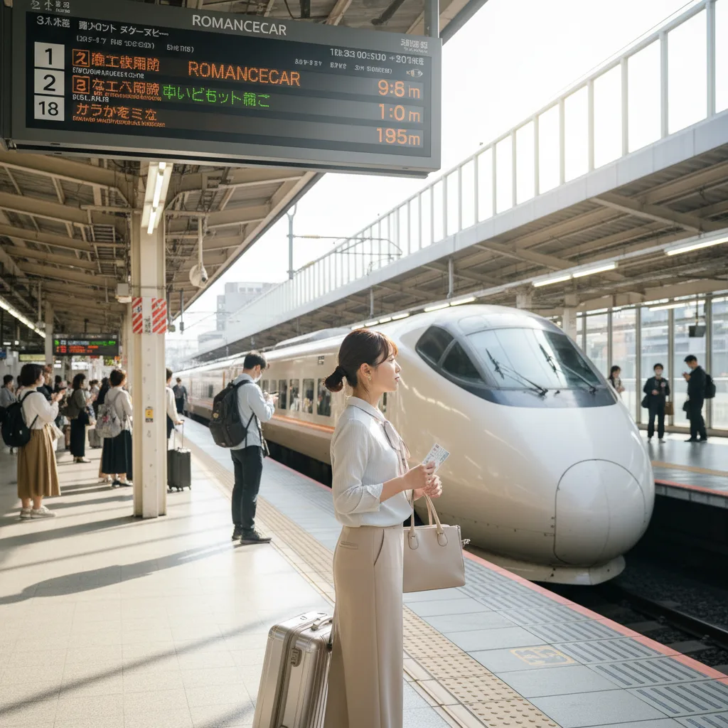 ## 【駅別】ロマンスカー何分前から乗れるか徹底解説