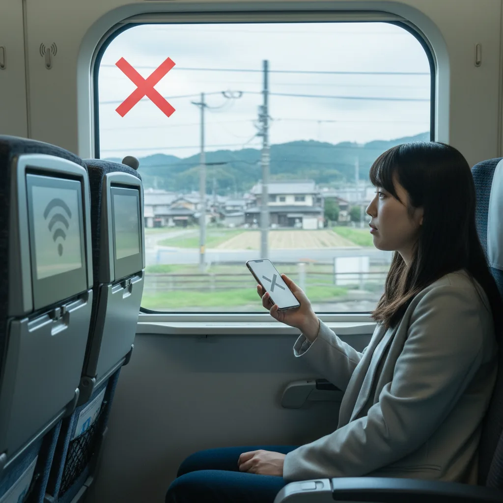 ## 【結論】ロマンスカーのwifiサービスは終了しました