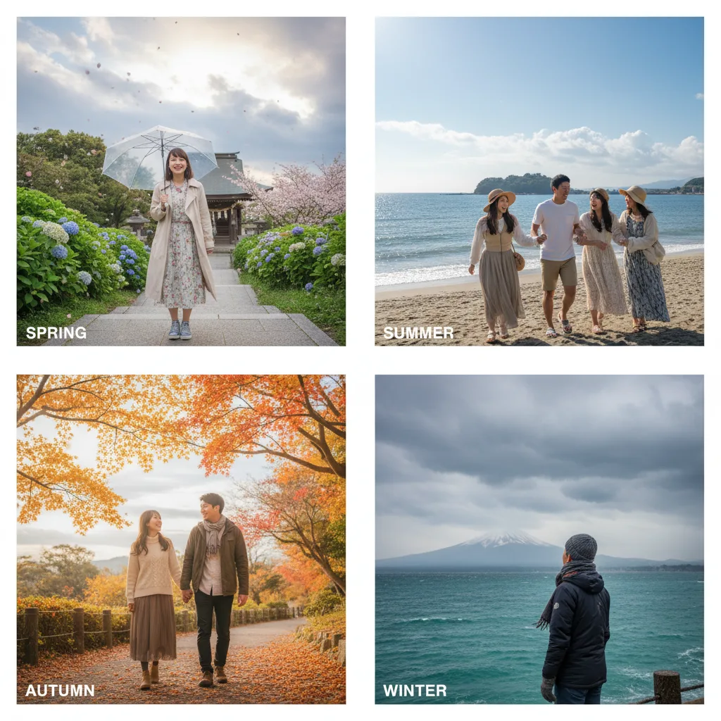 ## 江ノ島の天気と服装を季節ごとに徹底ガイド