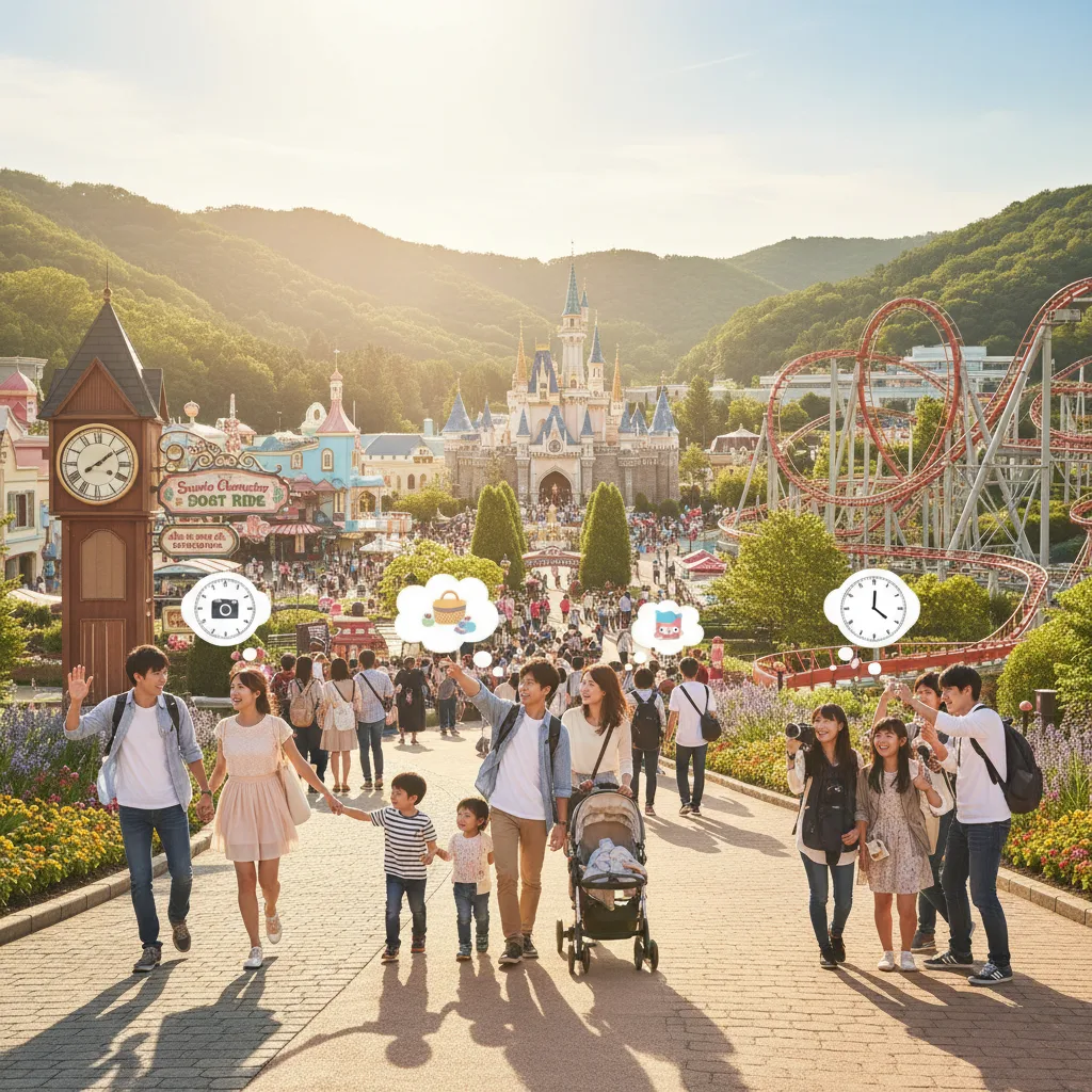 ## 目的別で変わるハーモニーランド所要時間