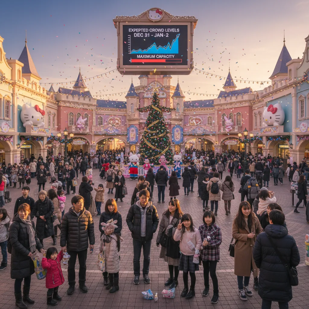 ## ハーモニーランド年末年始の混雑状況とピーク予測