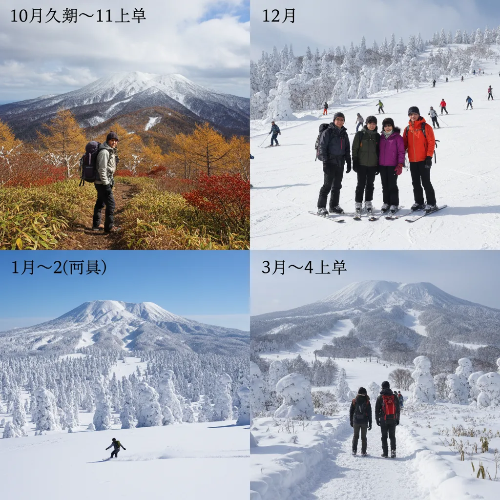 ## 「蔵王 雪 いつから」の疑問に答える時期別ガイド