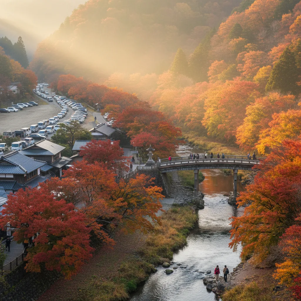 ## 【香嵐渓は何時から動く？】混雑と駐車場の疑問解決