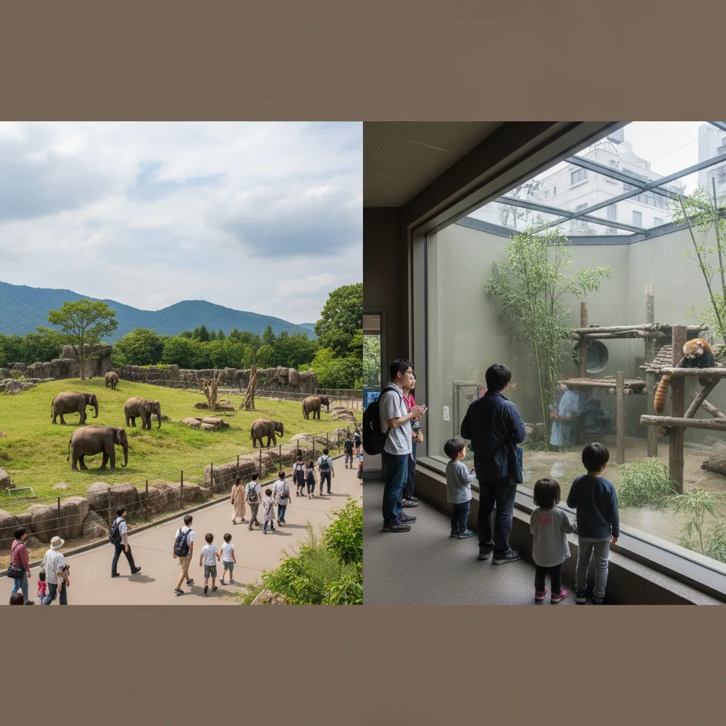 ## 多摩動物公園と上野動物園の比較【目的別診断編】