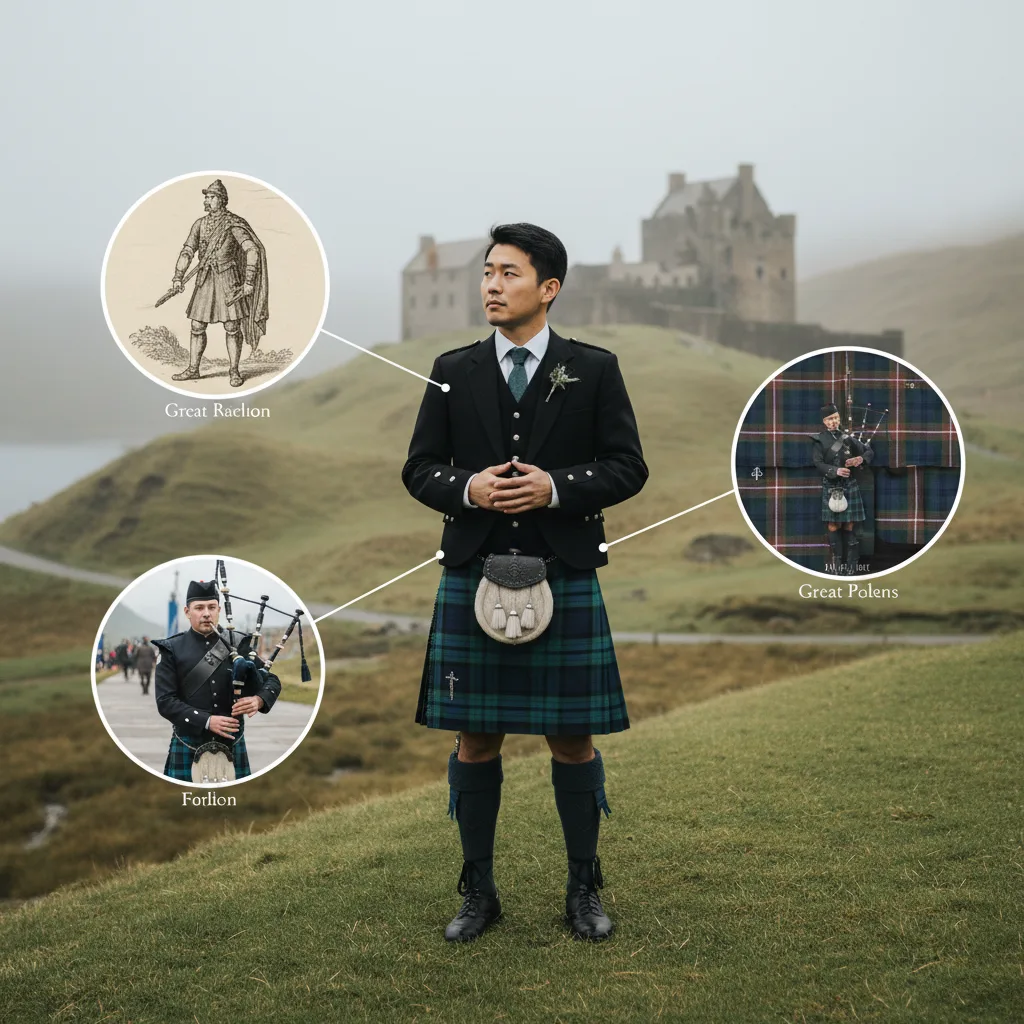 ## スコットランドスカートのなぜ？役割と気になる豆知識