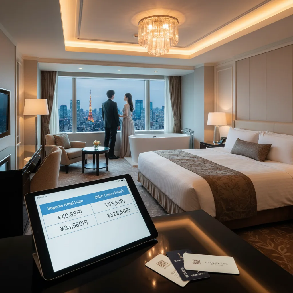 ## 帝国ホテル一番高い部屋の値段と他の高級ホテルとの比較