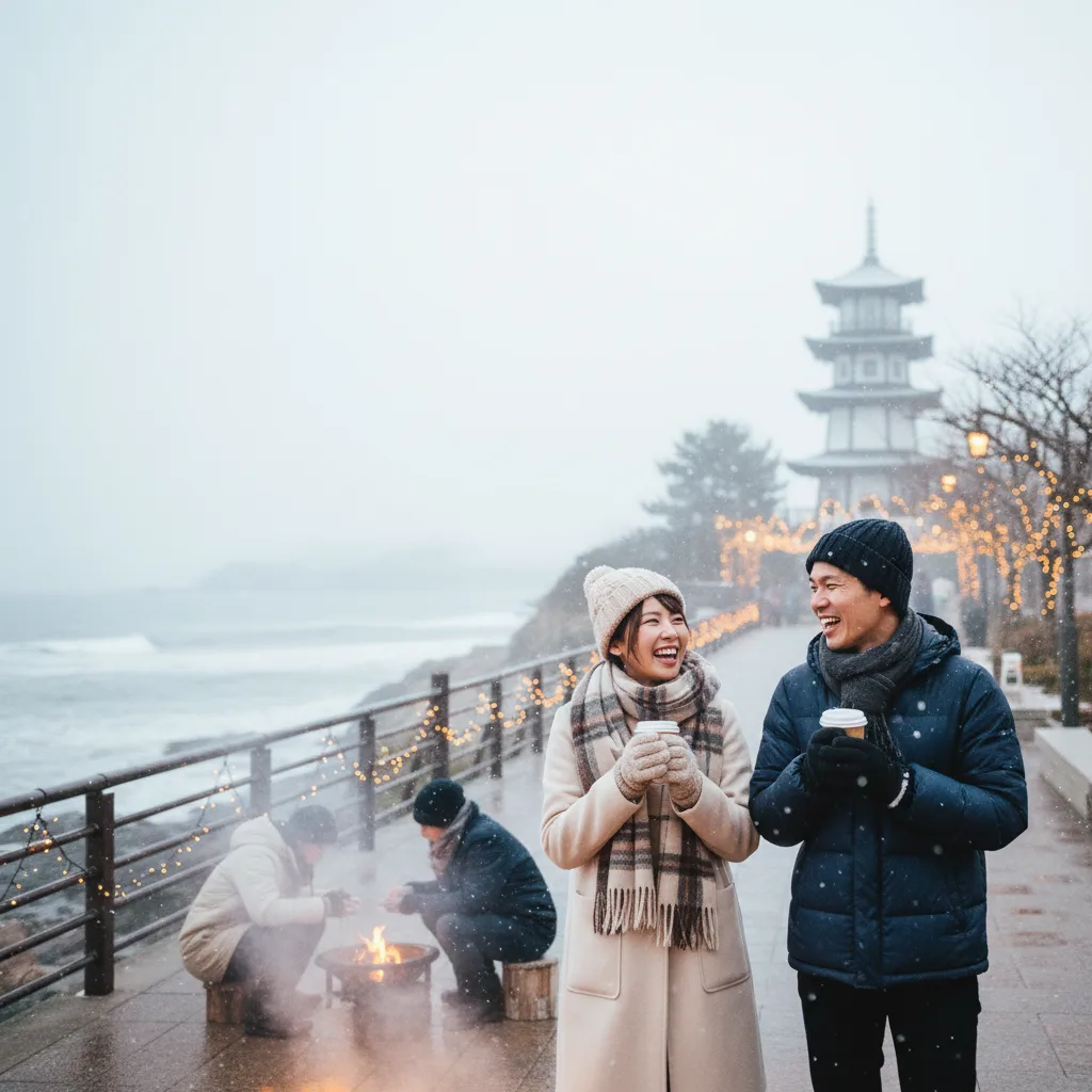 ## 江ノ島は冬寒いからこそ！限定の楽しみ方