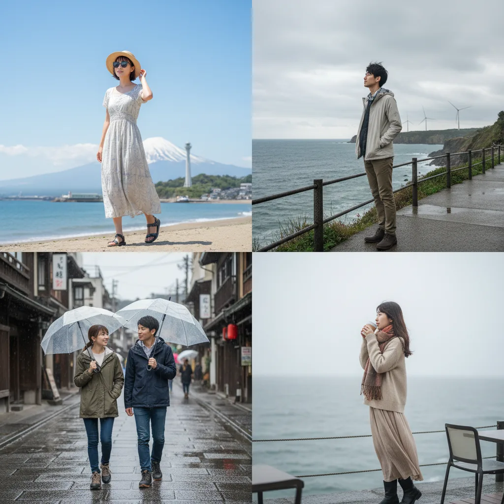 ## シーン別・江ノ島の天気と服装のポイント