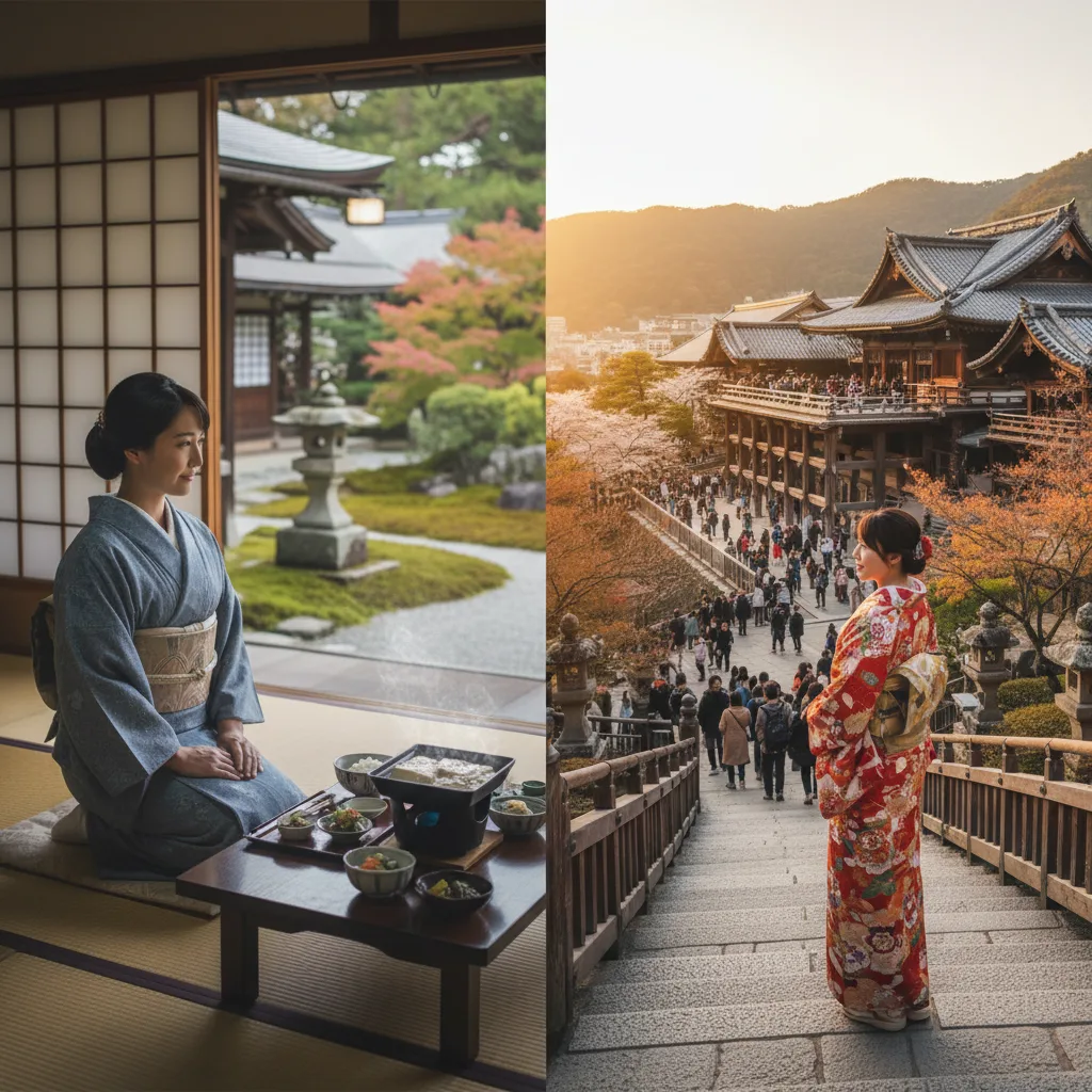 ## あなたはどっち？奥丹 南禅寺と清水の違い