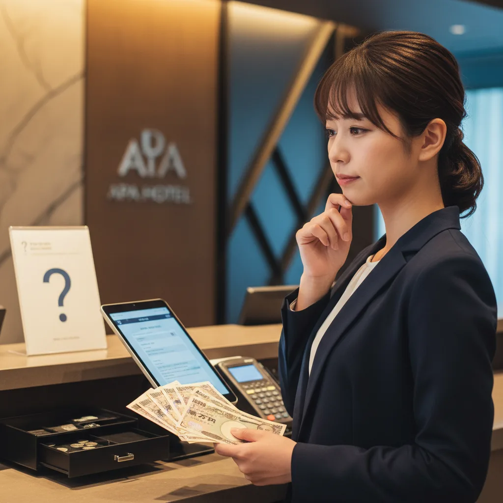 ## アパホテルの現金払いに関する疑問と注意点