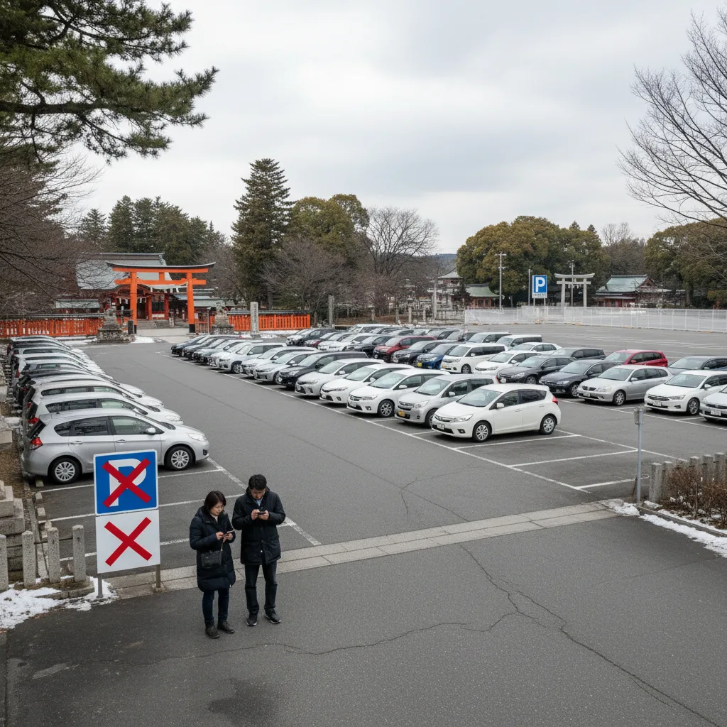 ## 氷川神社 駐車場 無料が満車時のための対策