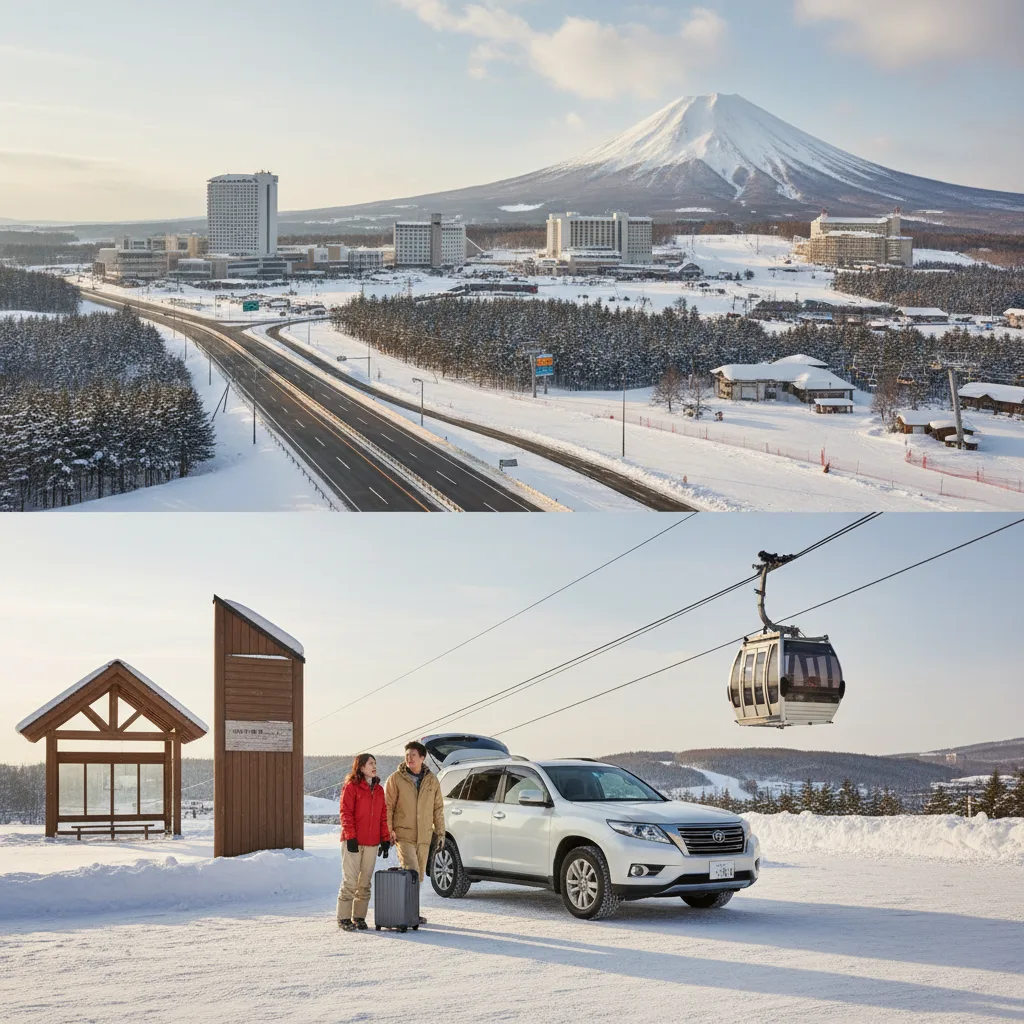 ## ルスツリゾートへのレンタカー乗り捨てと他アクセス比較