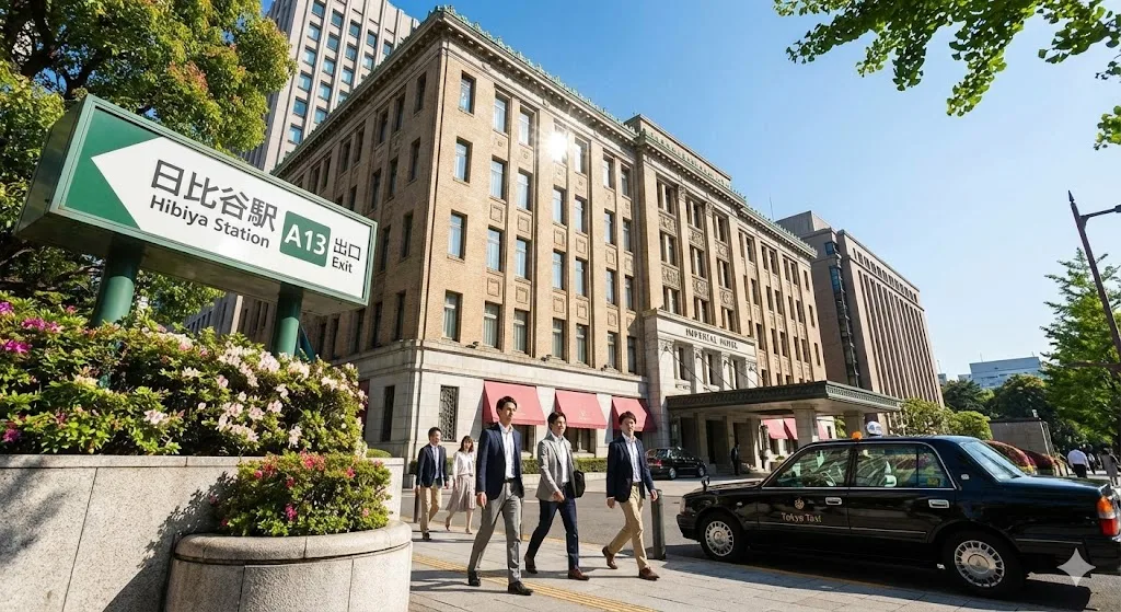 帝国ホテル最寄駅はどこ?アクセス便利な出口を完全解説