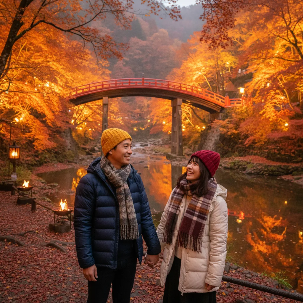 香嵐渓の紅葉と気温に合う服装ガイド!寒さ対策も解説