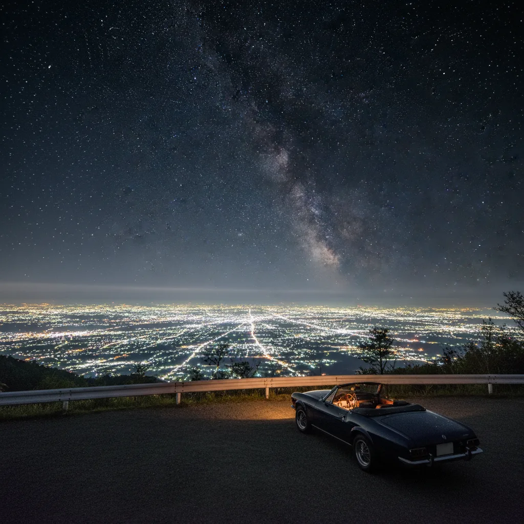 車で行く筑波山の夜景!ドライブにおすすめの絶景スポット