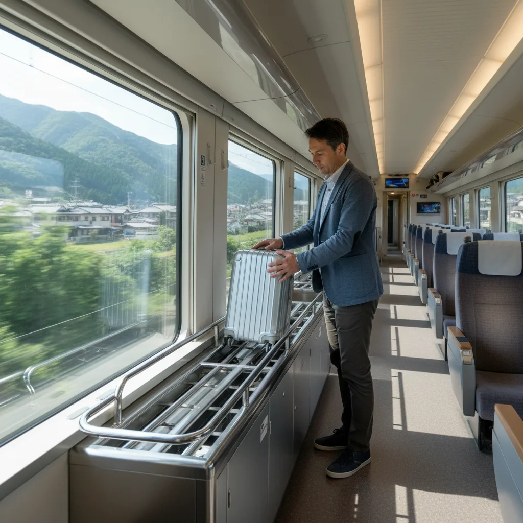 ロマンスカーキャリーケース置き場ガイド｜サイズ・ルールも解説