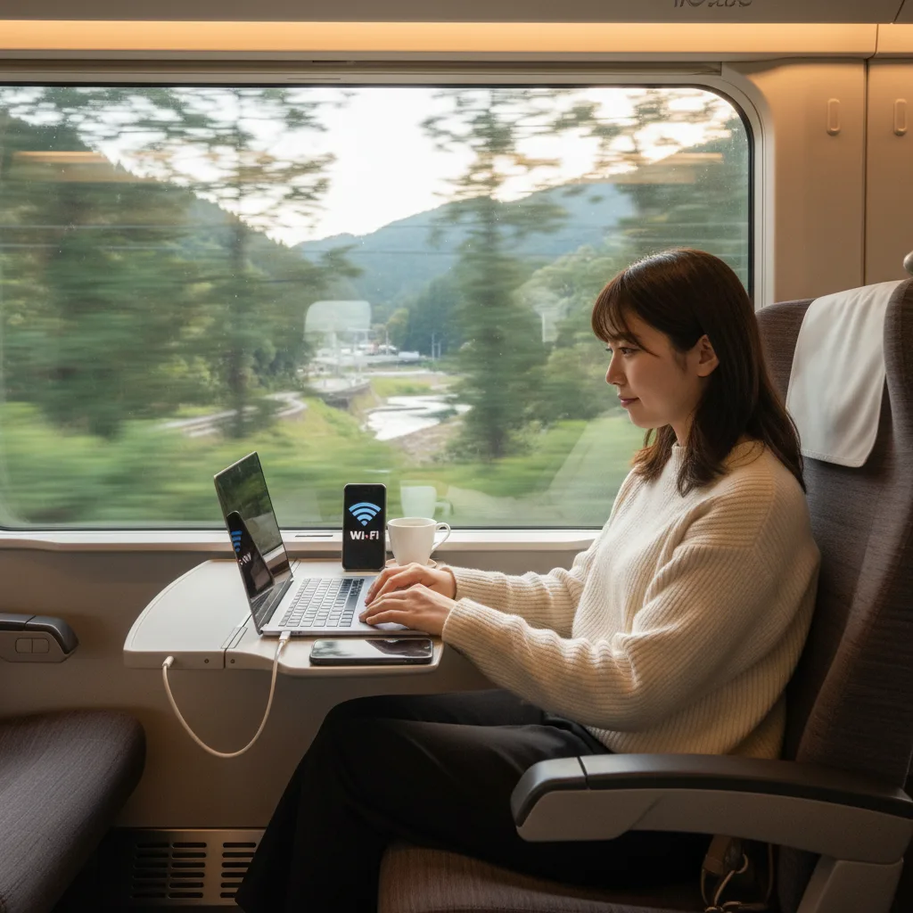 ロマンスカーのwifiは廃止！代わりの手段とコンセント事情