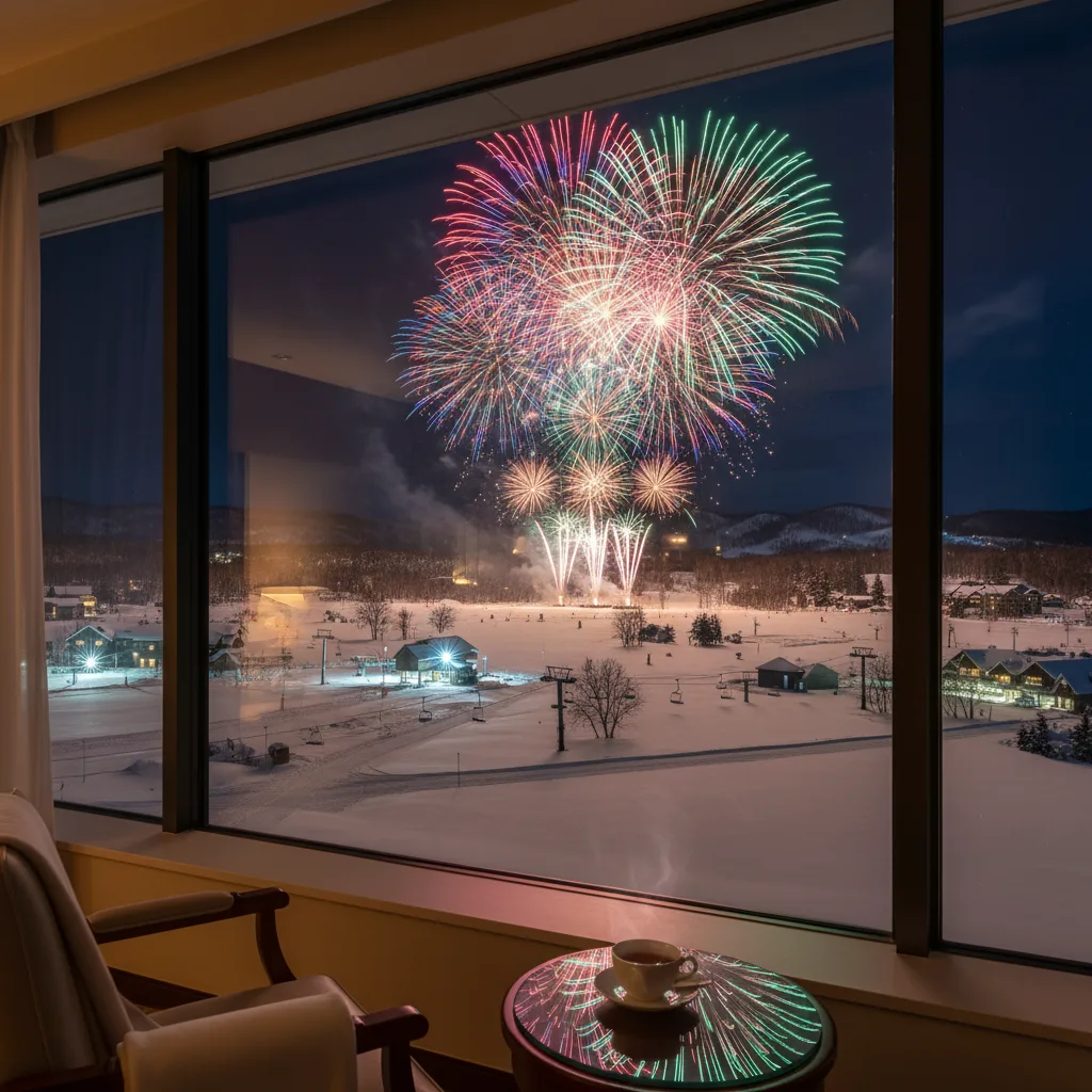 ルスツリゾート花火の穴場!宿泊者向け無料スポットも解説