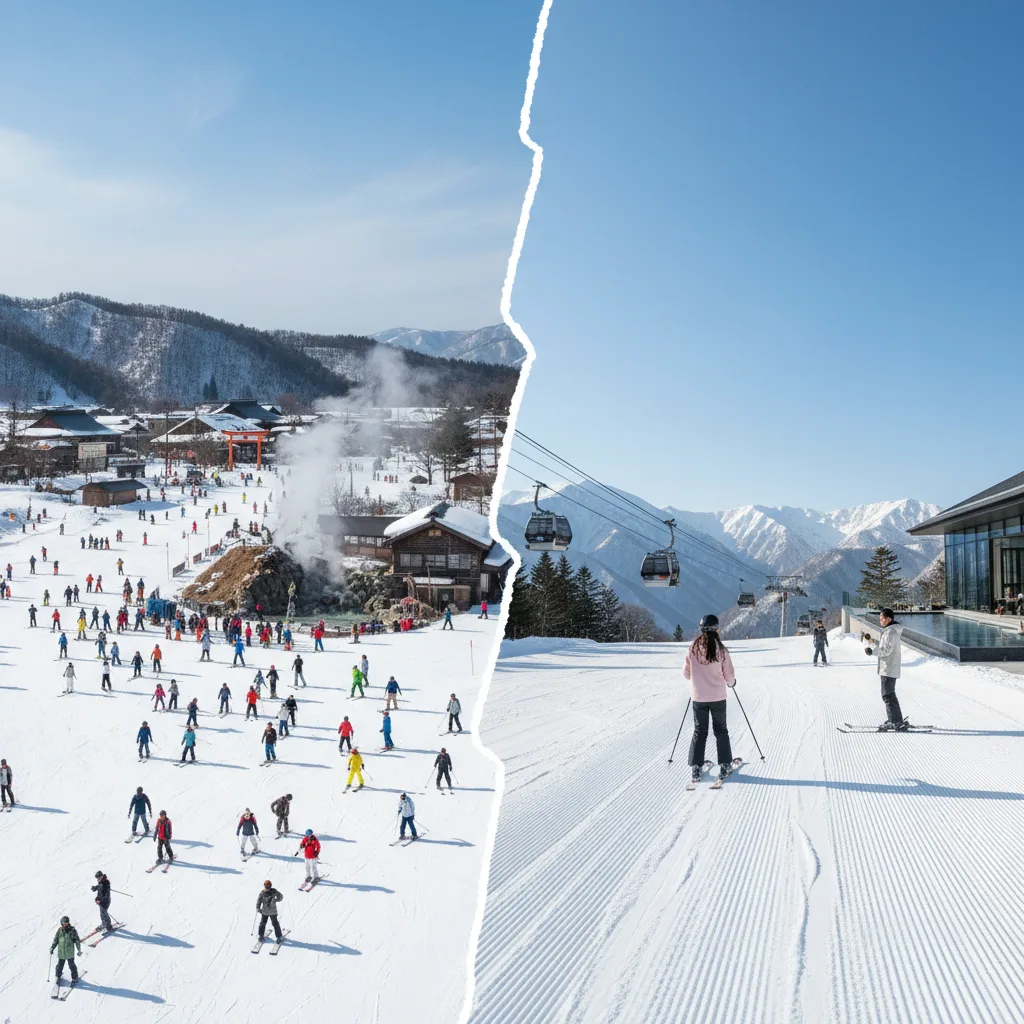 ## 比較で分かる！赤倉温泉スキー場と赤倉観光リゾートスキー場どっち