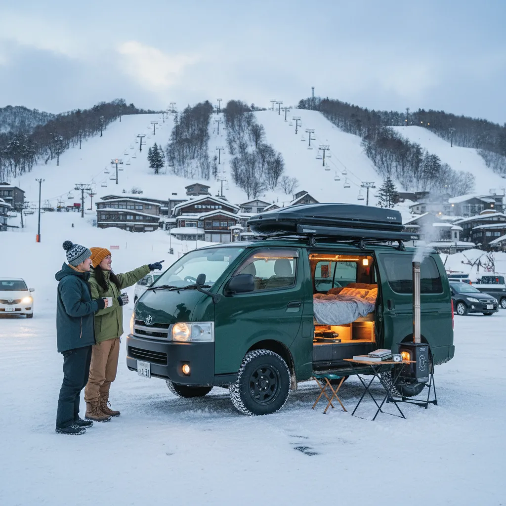 ## 公認！野沢温泉スキー場車中泊の完全ガイド