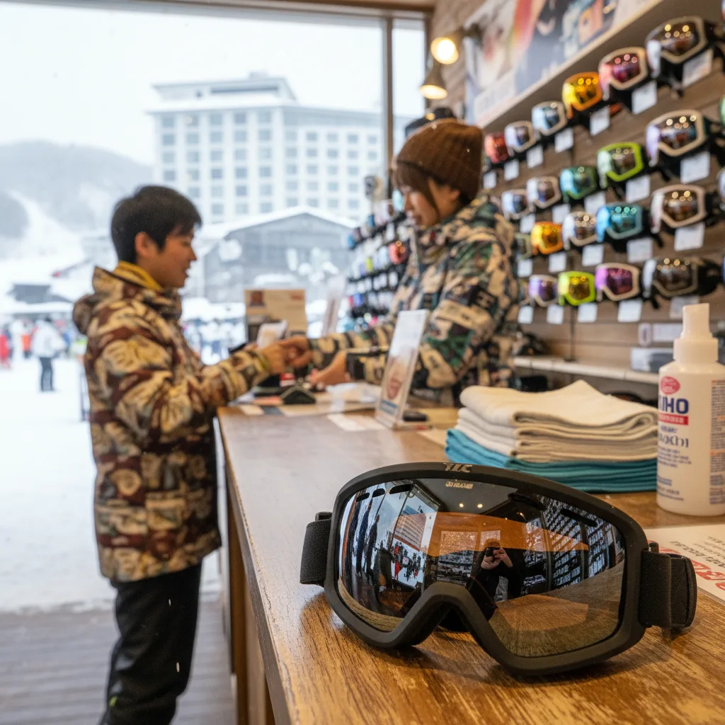 ## 軽井沢プリンスホテルスキー場のゴーグルレンタル事情