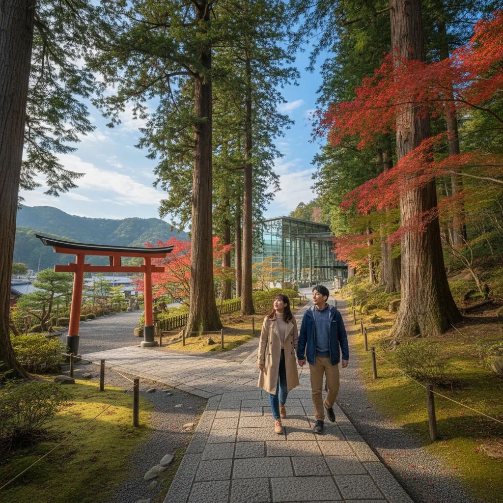 ## 太宰府天満宮から九州国立博物館への徒歩ルート詳細