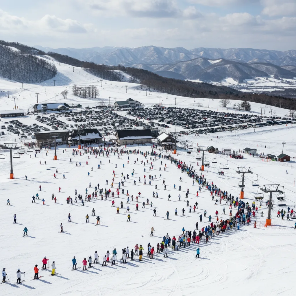 ## ひるがの高原スキー場の混雑ピークを徹底解説