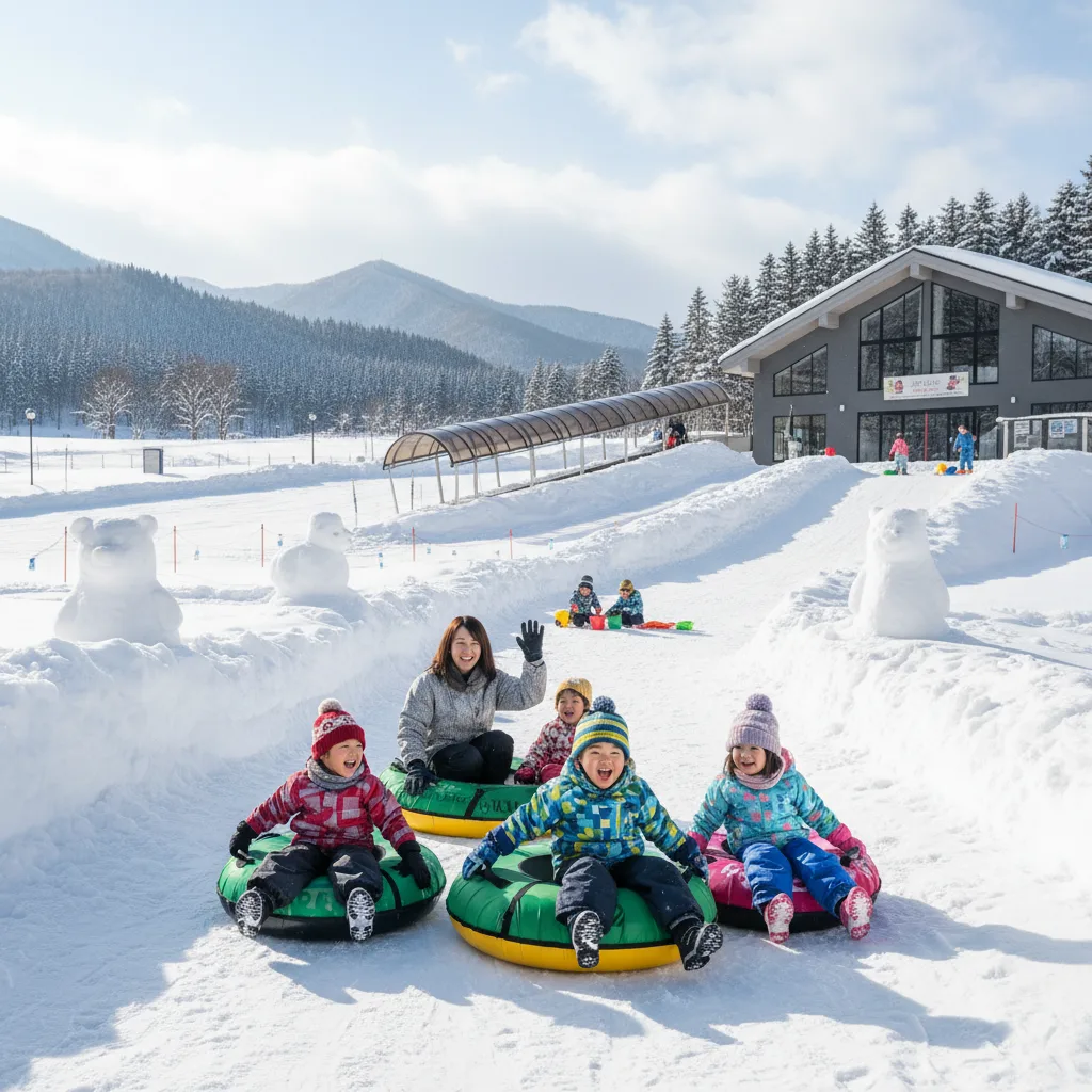 ## 雪遊びデビューに最適!ひるがの高原スキー場キッズパーク