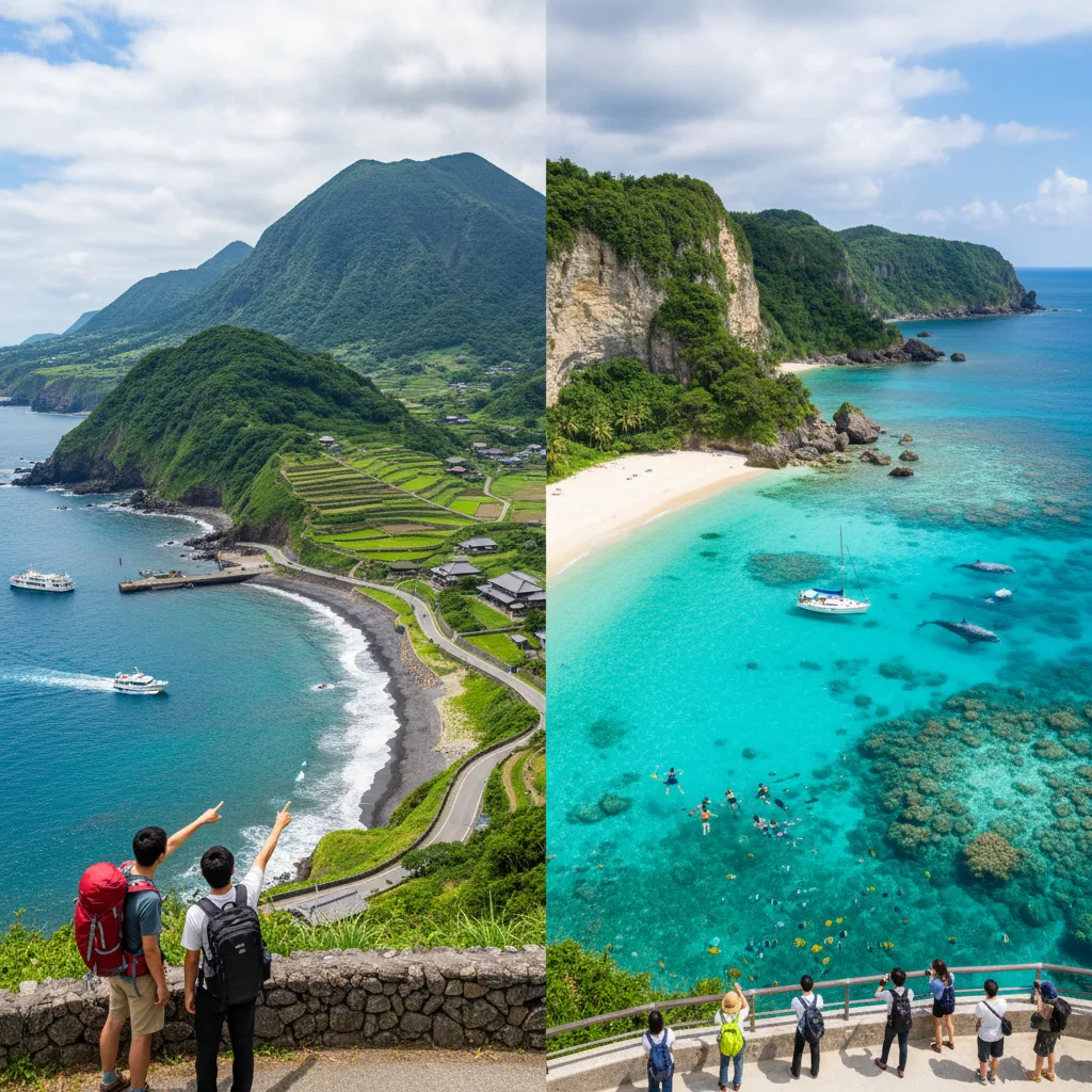 ## 八丈島と小笠原諸島どっち？5つの基本情報で徹底比較